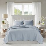 Full/Queen 3 Piece Reversible Scalloped Edge Quilt Set B035129069