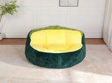 Oversized Bean Bag Chairs,Multicolor Faux Fur Couch Filled with Shredded Sponge,Large Lounger Sofa 34352356