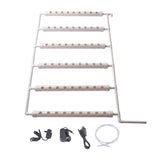 Wall Mounted Hydroponics Growing Planting System Kit, Soilless Cultivation PVC Pipes for Gardening 64064276