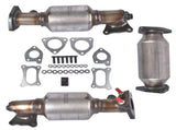 Set of 3 Catalytic Converters Replacement for 2009-2015 Honda Pilot 3.5L 45131 45132 16447 81271071