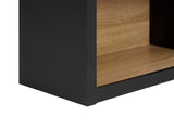 4-Tier Black Arched Bookshelf, 43" Tall Arched Bookcase with Storage Shelves W3123P333683
