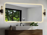 48x32in Frameless bathroom mirror with light, LED backlit mirror, tri-color dimming, anti-fog W2709P268893