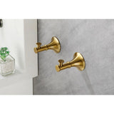 6 Piece Brass Bathroom Towel Rack Set Wall Mount W2287P169768