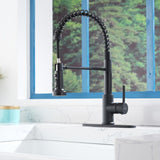 Premium Stainless Steel Pull-Out Kitchen Faucet with Flexible Spray Head for Effortless Sink Tasks T3609P347454
