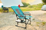 Camping Directors Chair, Heavy Duty,Oversized Portable Folding Chair with Side Table, Pocket for W640P224442