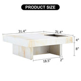 A modern and practical coffee table with imitation marble patterns, made MDF material. The fusion W1512P353532