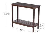 Acacia Wood Console Table, Entryway Living Longs for Living Room, Indoor Outdoor Furniture W2640P209684