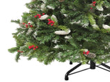 7.5ft Pre-Lit Artificial Christmas Tree with 1398 Branch Tips&550 Lights, Remote Control, Green 97506487
