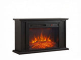 26" 1400W Electric Fireplace TV Stand with Mantel, Freestanding Console with Adjustable Flame, Timer 93239095