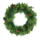 ZNTS 6FT Grass Green Christmas Tree, Large Branches Pine Tree, Pre-Lit Set with Tree & Garland & Wreath, 97534144