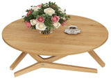 Round 2-in-1 Transformer Coffee Table with Adjustable Height, 16.5" for Coffee Table, 29.5" for N735P369877N