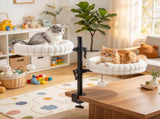 Indoor Cat Desk Bed, Cat Hammock with 2 Removable Beds & 2 Hanging Balls for Desk & Window, Holds Up 70267860