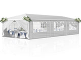 10x30ft Pop Up Canopy, Portable Instant Canopy Tent with 8 Sidewalls for 10270298