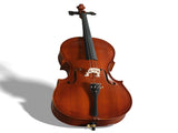 Full Side 4/4 Natural Color Spruce Panel Cello Tiger pattern process with Bag Bow Rosin Bridge 36858595