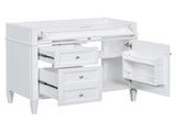 36'' Bathroom Vanity without Top Sink, Modern Bathroom Storage Cabinet with 2 Drawers and a Tip-out N710P256582K