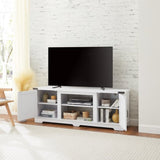 Modern Farmhouse TV Media Stand, Large Barn Inspired Home Entertainment Console, for TV Up to 70'', W1758P147681