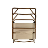 Comfy Foldable Portable Chair with Armrests Aluminium Frame, Travel Kermit Chair Easy to Fold W495107781