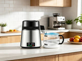 1.1 Gal 750W Countertop Water Distiller, 0.3 Gal/H with Temp Display & 0-99H Timer, Includes Glass 37222569