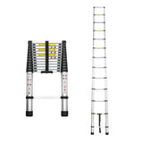 Telescoping Ladder 16.5FT, Telescopic Extension Ladder, Aluminum Alloy Folding Ladder Portable W2660P255612