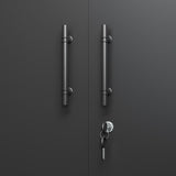 2 Door Tool Cabinets for Garage, Lockable Garage Storage Cabinet, Locking Metal Storage Cabinet with 04530451