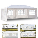 ZNTS 3 x 6m Four Sides Waterproof Tent with Spiral Tubes White 68326696