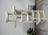 68in Tall Multi-Level Green Cat Tree with Hammocks, Hanging Basket, Cat Cave, Removeable Cushion, W243P326780