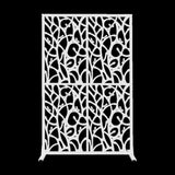 Metal Privacys W3.8Ft X H6Ft Outdoor and Indoor Divider with Free Standing Decorative Privacy W1586P282269