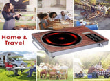 3500W Electric Single Burner Cooktop 110V - Rapid Heating Hot Plate with 4 Preset Modes 85771646