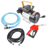 ZNTS Self Priming 110V AC 16GPM Oil Transfer Pump Fuel Diesel Pump Kit w/ Hose Nozzle 15684399