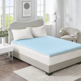 All Season Reversible Hypoallergenic Cooling Mattress Topper B03595122