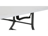 6 Foot Premium Folding Table, White Speckle 96587433