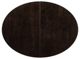TREXM Farmhouse Round Extendable Dining Table with 16" Leaf Wood Kitchen Table WF291263AAP