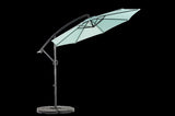 14.8 Ft Double Sided Outdoor Umbrella Rectangular Large with Crank W640P234549