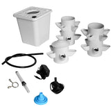 25-pot White Outdoor Indoor Vertical Garden Smart Garden Vertical Garden Planter with Pump and Tank 62447617