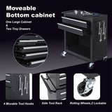 Tool Chest, 8-Drawer Rolling Tool Storage Cabinet with 2 in 1 Detachable Top Tool Box, Liner, W2660P272882