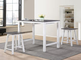 3 Pieces Counter Set Hanging Stool Easy To Clean For Small Space W2537P211105