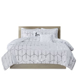 Twin/Twin XL Metallic Printed Comforter Set B03595920