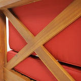 BRAVA X-BACK LEFT CORNER BENCH, RED 57967.00RED