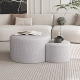 Upholstered Nesting Coffee Tables , Side Table, Footrest, Ottoman & Seat for Living Room W1435P163393
