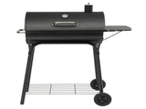 Barrel Charcoal Grill with Side Front Table, 571 Sq. In. Cooking Space, for Outdoor Backyard Patio 18097851