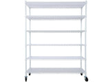 6 Tier 6000lbs Capacity NSF Metal Shelf Wire Shelving Unit, Heavy Duty Adjustable Storage Rack with W465142128