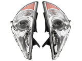 For 2011-2014 Hyundai Sonata Pair Chrome Housing Amber Corner Projector LH RH 11889776