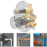 Male NPT Matte Black System, Faucet Set for Bathroom Fixtures with 12 Inch Rain T3177P277450