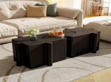 Puzzle Art Side Table, Modular Convex Edge MGO Table - Buy Singles or Combine for Custom Layouts, N770P347931A