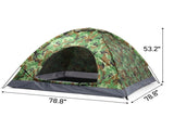 3-4 Person Camping Dome Tent Camouflage 99828302