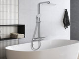 Triple function shower system Shower systems including rainfall showerheads and handheld showers W2071P227920