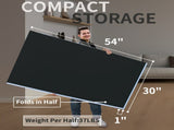 9ft Black Mid-Size Ping Pong Conversion Top Foldable & Portable Table Tennis Table Top for Indoor W1408P442642