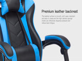 Gaming Chair with Footrest, Ergonomic Computer Chair with Headrest and Lumbar Support, Breathable W2367P288692