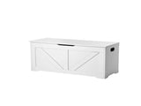Kids Storage Bench, Wooden Toy Box Chest with Safety Hinge, Toddler Storage Cabinet for Playroom, 48946195
