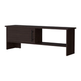 Rock Point Entertainment Center with a Door and Open Storage, Stained Walnut B128P263718